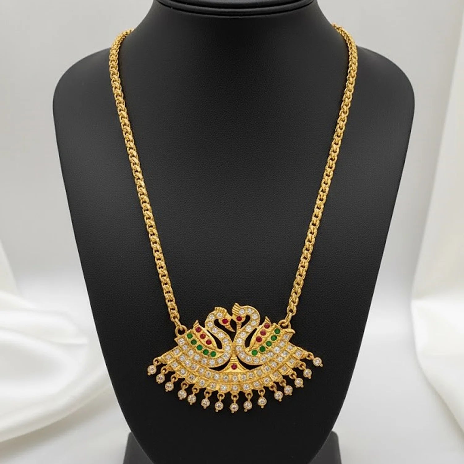 Antique Peacock Pendant Chain Necklace for Women