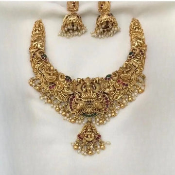 Lakshmi Antique Gold South Indian Necklace Set